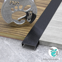 П - образный профиль Чёрный сатин