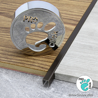 П - образный профиль из нержавейки Антик браш темный pvs97-07